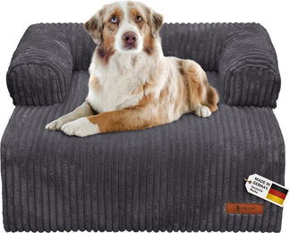 Produktbild von Belune Tiersofa Belune Sofaschutz Deluxe mit Bezug - Original Belune - Made in Germany, kleine, mittelgroße & Große Hunde, Made in Germany, waschbarer Bezug, verschiedene Größen und Farben, extra gemütlich