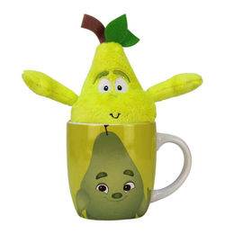 Produktbild von BEMIRO Tierkuscheltier Birne in Tasse - 330 ml