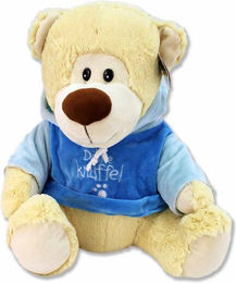 Produktbild von BEMIRO Tierkuscheltier Dikke Knuffel Plüschteddy mit Hoodie - ca. 34 cm