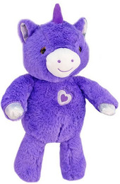 Produktbild von BEMIRO Tierkuscheltier Einhorn Plüsch mit Glitzerherz - 32 cm