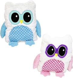 Produktbild von BEMIRO Tierkuscheltier Kissen Eule aus Plüsch - 49 cm