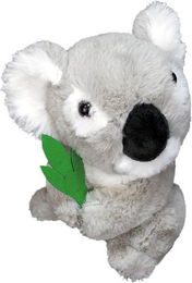 Produktbild von BEMIRO Tierkuscheltier Koala mit Eukalyptusblättern