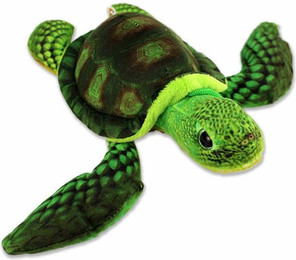 Produktbild von BEMIRO Tierkuscheltier Plüsch Schildkröte in braun & grün - ca. 25 - 36 cm