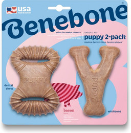 Produktbild von Benebone Puppy Set Wishbone & Dental Chew