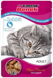 Produktbild von BENEK Kaninchen in Soße Katzennassfutter - 100 g
