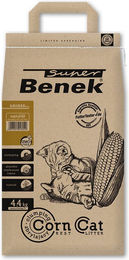 Produktbild von Benek Super Corn Cat Golden Katzenstreu - 4,4 kg