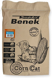 Produktbild von BENEK Super Corn Cat Meeresbrise Katzenstreu - 25 l