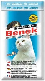 Produktbild von BENEK Super Katzenstreu antibakteriell weiß - 5 l