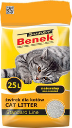Produktbild von BENEK Super natural line Bentonit-Katzenstreu - 25 l
