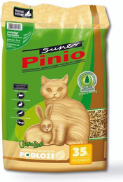 Produktbild von BENEK Super pinio Grüner Tee Granulat Katzenstreu - 35 l