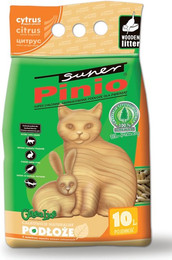 Produktbild von BENEK Super Pinio Katzenstreu Zitrus - 10 l