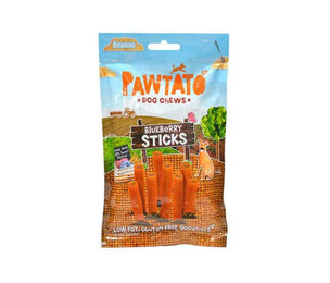Produktbild von Benevo Pawtato Heidelbeer-Sticks Süßkartoffel - 3 x 120 g
