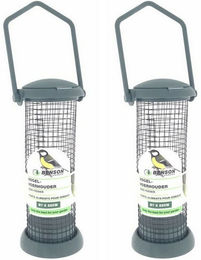 Produktbild von BENSON Vogelhaus 2x Vogelfutterstation Vogelhaus Futterspender, Futterstation zum Hängen, Stellen