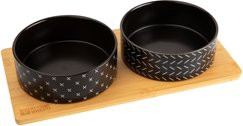 Produktbild von BeOneBreed Hundebar Bambo Bowl Duo black
