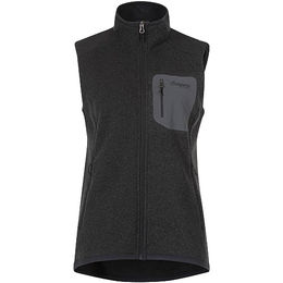 Produktbild von Bergans Damen Weste Kamphaug Knitted Anthrazit