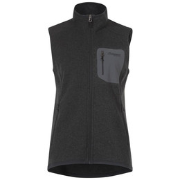 Produktbild von Bergans Damen Weste Kamphaug Knitted Anthrazit