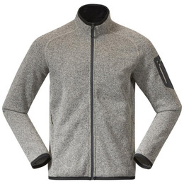 Produktbild von Bergans Herrenjacke Kamphaug Knitted Jacket Chalk Sand