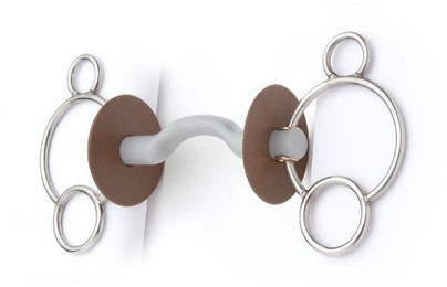 Produktbild von Beris 3-Ring Gebiss mit Zungenbogenstange, beweglich