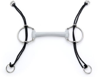 Produktbild von Beris Gebiss Aufziehtrense Zungenbogenstange Hard, grau