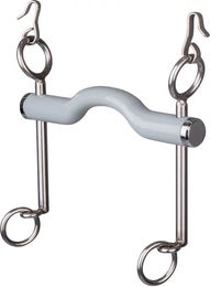 Produktbild von Beris Gebiss Dressurkandare Zungenbogen Lang Hard grau