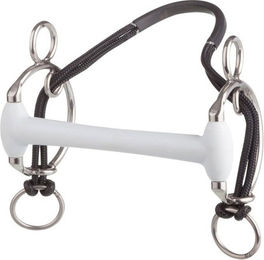 Produktbild von beris Kombi-Gebiss Olivenkopfstange MEDIUM - 130 mm