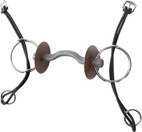 Produktbild von BERIS Konnex Zungenbogenstange Aufziehtrense soft 140mm