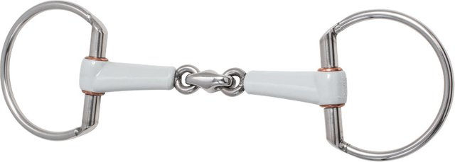 Produktbild von Beris Olivenkopf-Trense mit doppelt gebrochenem Kunststoffgebiss