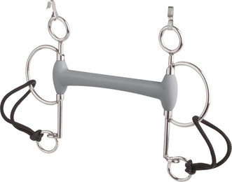 Produktbild von beris Pelham lang mit Olivenkopfstange hart