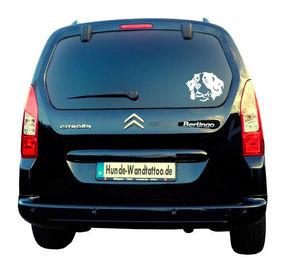 Produktbild von Berner Sennenhund Kopf Wohnmobil Aufkleber