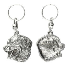 Berner Sennenhund Versilberter Hundeanhänger – Bild 1 von 5