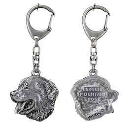 Berner Sennenhund Versilberter Schlüsselanhänger – Bild 1 von 9