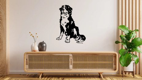 Produktbild von Berner Sennenhund Wandtattoo Wandbild Wandsticker Wandaufkleber Wanddekoration