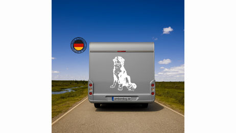 Produktbild von Berner Sennenhund Wohnmobil Aufkleber