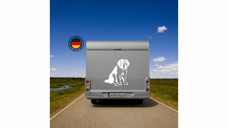 Produktbild von Bernhardiner Wohnmobil Aufkleber  I Wandtattoo