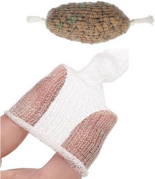 BernhStein Fisch-Futterspender PVA Netz wasserlöslich für Boilies 25 oder 37mm, 10-30m Karpfenangeln – Bild 1 von 2