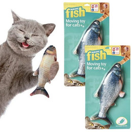 Produktbild von Best Direct® Magic Fish® Katzenspielzeug aus Baumwolle und Polyester