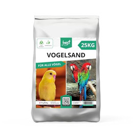 Produktbild von Best For Home Vogelsand Quarzsand für Vogelkäfige - 25 kg