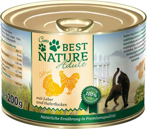 Produktbild von Best Nature Cat Adult Geflügel & Leber - 6 x 200 g