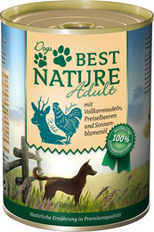 Produktbild von Best Nature Dog Adult Nassfutter Mixpaket Wild, Huhn & Nudeln - 12 x 400 g