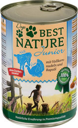Produktbild von Best Nature Dog Junior Kalb, Pute & Nudeln - 6 x 400 g