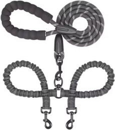 Produktbild von BestGoods Hundeleine Doppelleine Reflektierend