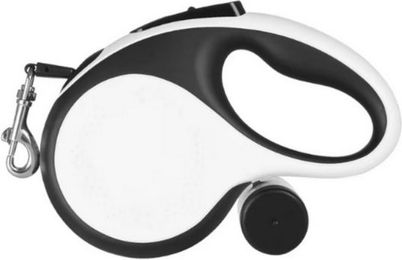 Produktbild von BestGoods Rollleine 5 Meter mit Beutelspender und reflektierend - 5 m