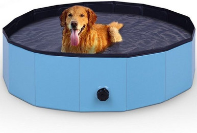Produktbild von Bestlivings faltbarer Hundepool Ø80cm x 20cm