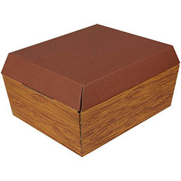 Bestlivings Haustiersarg aus Wellkarton, Größe M, Design Holz – Bild 1 von 8