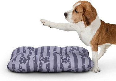 Produktbild von Bestlivings Hundekissen Pfoten Polyester Hundebett M-XXL