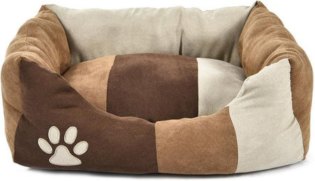 Produktbild von Bett Golden-Deluxe eckig Gr.M braun/weiß