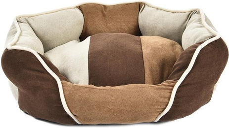 Produktbild von Bett Golden-Deluxe rund Gr.S braun/weiß