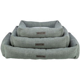 Produktbild von Bett Viviana, eckig, blau-grau