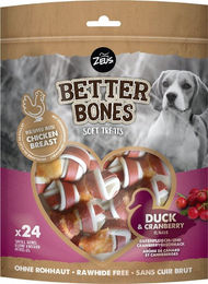 Produktbild von BetterBones - umwickelte Knochen Entenfleisch - 24 Stk