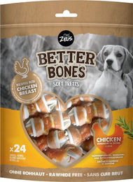 Produktbild von BetterBones - umwickelte Knochen Hühnerfleisch - 24 Stück
